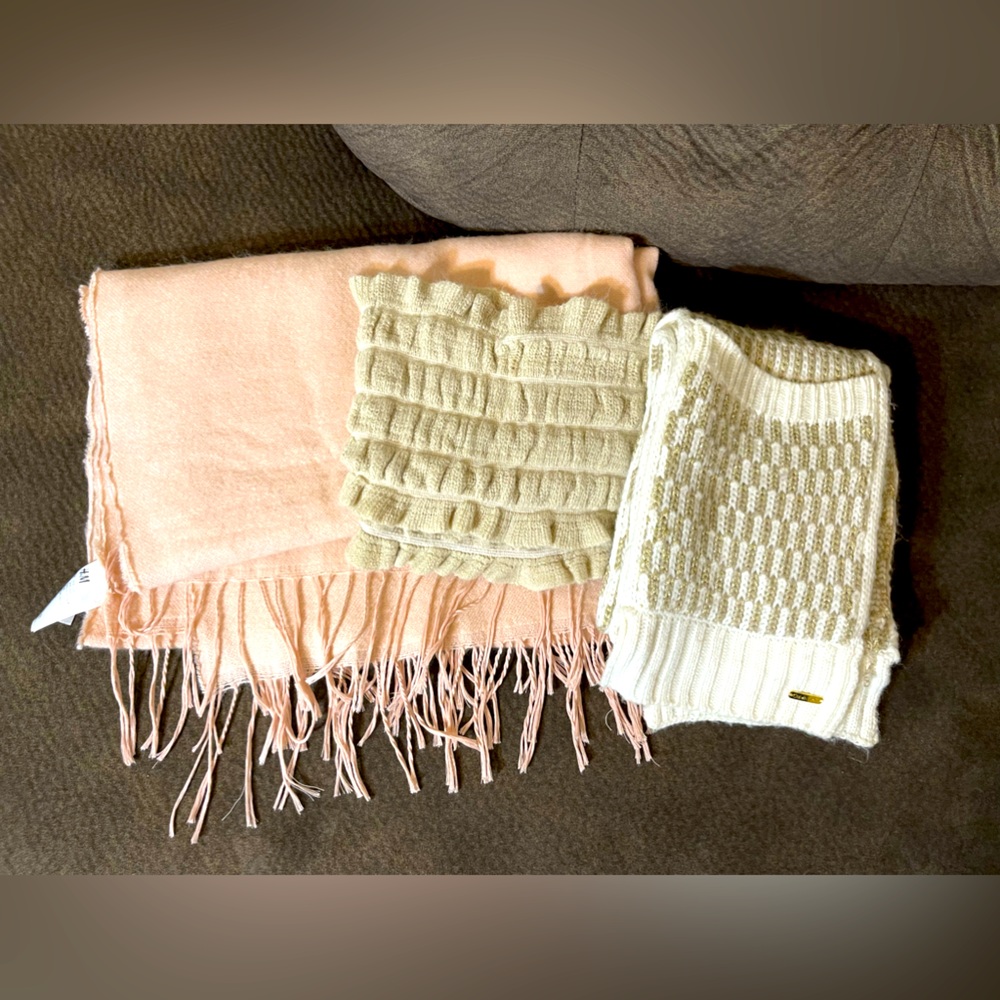 3 scarves